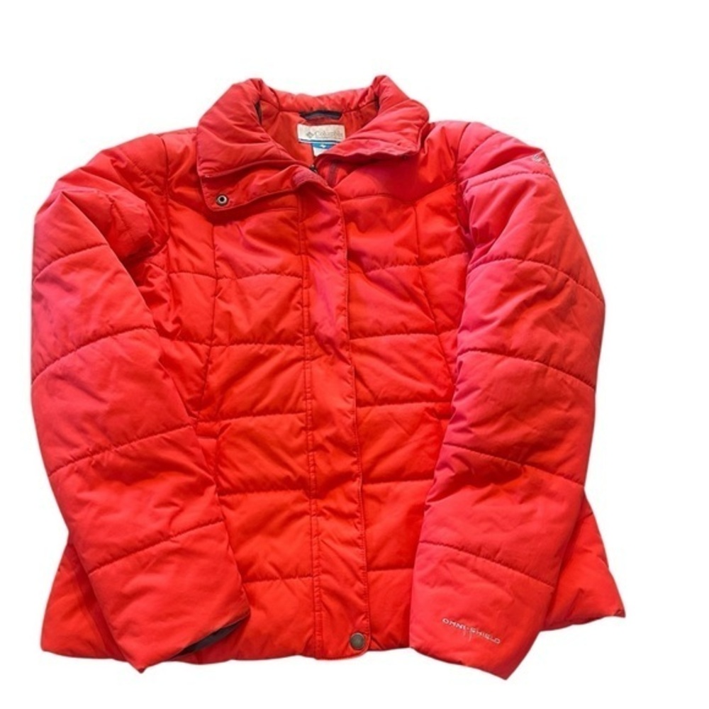 Columbia Omni-Shield Winter Coat - Womens Size Large - Bright Red